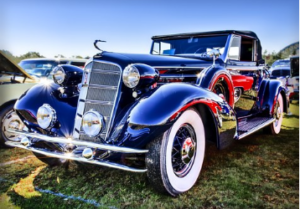 classic car parked